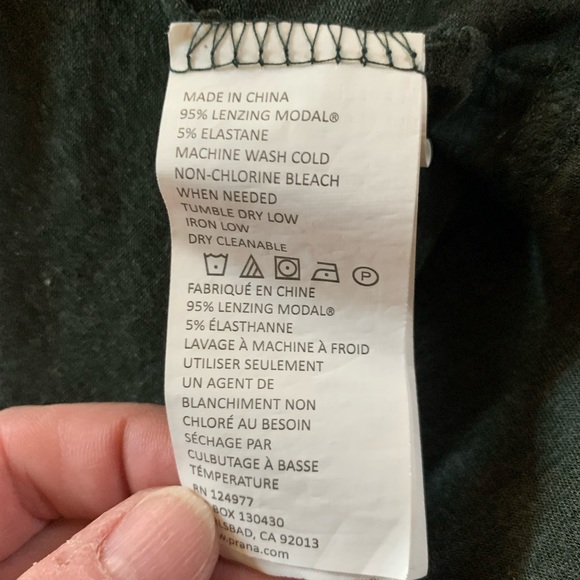 Prana Green Wrap Cardigan - Picture 4 of 4